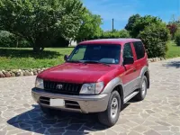 Usata Toyota Land Cruiser 125 CV (91 kW) 1999 Rosso SUV