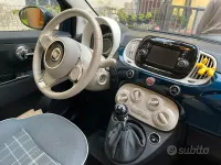 Usata Fiat 500 Lounge 69 CV (50 kW) 2018 Blu Utilitaria