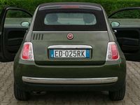 Usata Fiat 500C 95 CV (69 kW) 2010 Verde Cabrio