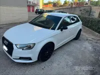 Usata Audi A3 110 CV (80 kW) 2017 Bianco Berlina