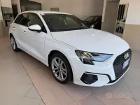 Usata Audi A3 150 CV (110 kW) 2021 Bianco Berlina