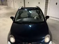 Usata Fiat 500C Lounge 69 CV (50 kW) 2017 Blu/azzurro Cabrio