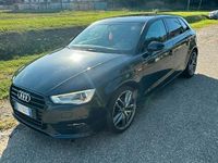 Usata Audi A3 Ambiente 150 CV (110 kW) 2016 Nero Berlina