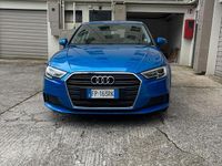 Usata Audi A3 Ambiente 150 CV (110 kW) 2018 Blu Berlina