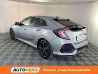 Usata Honda Civic Elegance 130 CV (95 kW) 2017 Argento Berlina