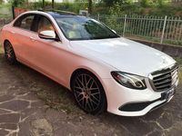 Usata Mercedes E350 Premium Plus 258 CV (189 kW) 2017 Bianco Berlina
