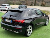 Usata Audi A3 Advanced 150 CV (110 kW) 2022 Nero Berlina
