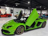 Usata Lamborghini Aventador 770 CV (566 kW) 2021 Verde Cabrio