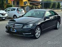 Usata Mercedes C220 Avantgarde 170 CV (125 kW) 2011 Nero Berlina