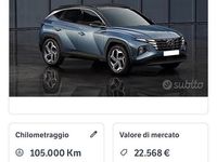 Usata Hyundai Tucson 116 CV (85 kW) 2021 Blu SUV