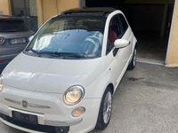 Usata Fiat 500 75 CV (55 kW) 2009 Bianco Cabrio