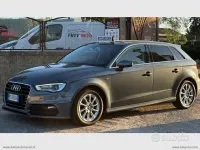 Usata Audi A3 Attraction 110 CV (80 kW) 2016 Grigio Berlina