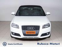 Usata Audi A3 Cabriolet Attraction 105 CV (77 kW) 2008 Bianco Cabrio