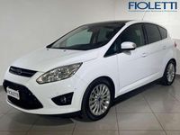 Usata Ford C-MAX Titanium 116 CV (85 kW) 2014 Bianco Monovolume