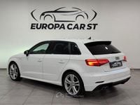 Usata Audi A3 S-Line 150 CV (110 kW) 2020 Bianco Berlina