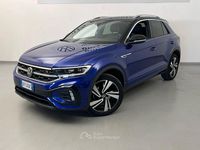 Usata VW T-Roc R-line 110 CV (80 kW) 2023 Blu SUV