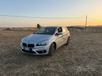 Usata BMW 218 Active Tourer Advantage 150 CV (110 kW) 2014 Giallo Monovolume