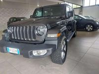 Usata Jeep Wrangler Sahara 200 CV (147 kW) 2018 Nero SUV