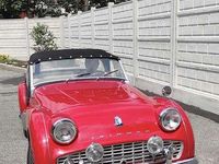 Usata Triumph TR3 101 CV (74 kW) 1960 Rosso Cabrio