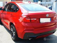 Usata BMW X4 M Sport 190 CV (139 kW) 2016 Rosso SUV
