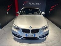 Usata BMW 220 Sport Line 190 CV (139 kW) 2015 Grigio Cabrio
