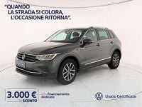 Usata VW Tiguan Life 122 CV (89 kW) 2022 Dolphin grey metallizzato SUV