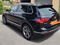 Usata VW Tiguan R-line 150 CV (110 kW) 2019 Nero SUV