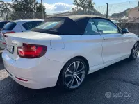 Usata BMW 220 Sport Line 190 CV (139 kW) 2015 Bianco Cabrio