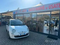 Usata Fiat 500C Lounge 85 CV (62 kW) 2012 Bianco Cabrio