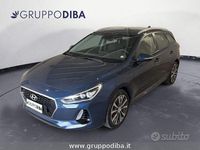 Usata Hyundai i30 Style 110 CV (80 kW) 2017 Blu Station wagon