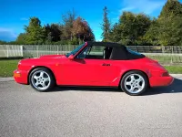 Usata Porsche 911 Carrera Cabriolet 250 CV (183 kW) 1990 Rosso Cabrio
