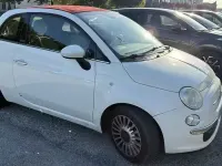 Usata Fiat 500C Lounge 69 CV (50 kW) 2013 Bianco Cabrio