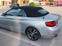 Usata BMW 220 M Sport 190 CV (139 kW) 2015 Grigio Cabrio