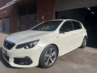 Usata Peugeot 308 GT-line 131 CV (96 kW) 2018 Bianco Berlina