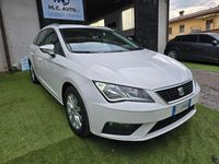 Usata Seat Leon 130 CV (95 kW) 2020 Bianco Station wagon
