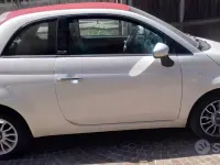 Usata Fiat 500 75 CV (55 kW) 2012 Bianco Cabrio