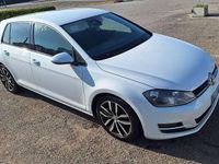 Usata VW Golf VII Highline 110 CV (80 kW) 2013 Bianco Berlina