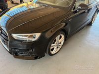 Usata Audi A3 S-Line 116 CV (85 kW) 2019 Nero Berlina