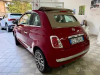 Usata Fiat 500C Lounge 70 CV (51 kW) 2010 Rosso Cabrio