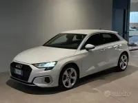 Usata Audi A3 116 CV (85 kW) 2021 Bianco Berlina