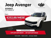 Usata Jeep Avenger Summit 101 CV (74 kW) 2024 Alpine white SUV