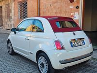 Usata Fiat 500C Lounge 95 CV (69 kW) 2011 Bianco Cabrio