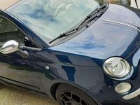 Usata Fiat 500C Lounge 69 CV (50 kW) 2017 Blu/azzurro Cabrio