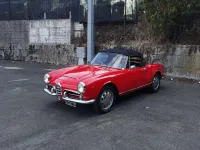 Usata Alfa Romeo Giulia Spider 91 CV (66 kW) 1963 Rosso Cabrio