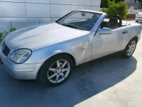 Usata Mercedes SLK200 136 CV (100 kW) 1997 Grigio Cabrio