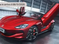 Nuova MG Cyberster 160 kW (218 CV) 2025 Argento Cabrio