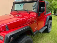 Usata Jeep Wrangler 143 CV (105 kW) 2005 Rosso SUV