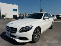 Usata Mercedes C180 116 CV (85 kW) 2018 Bianco Station wagon