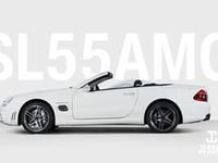 Usata Mercedes SL55 AMG AMG 517 CV (380 kW) 2006 Bianco Cabrio