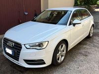 Usata Audi A3 Ambition 105 CV (77 kW) 2013 Bianco Berlina
